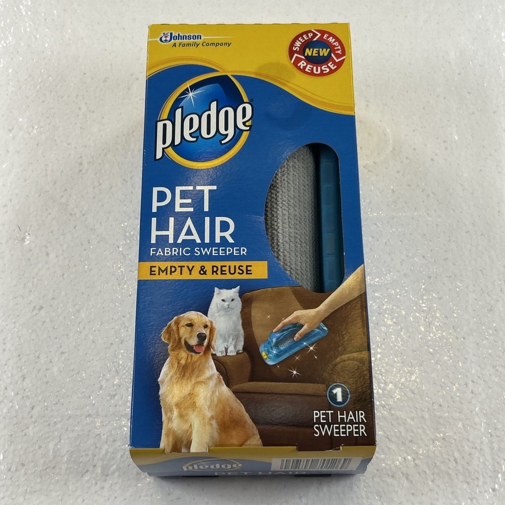Pledge Fabric Sweeper For Pet Hair Multi-Use Disposable Sweeper Discontinued New